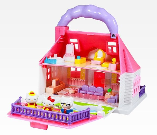 Bộ đồ chơi ngôi nhà vui vẻ Hello Kitty cho bé gái