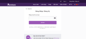 Nhập địa chỉ Email của bạn