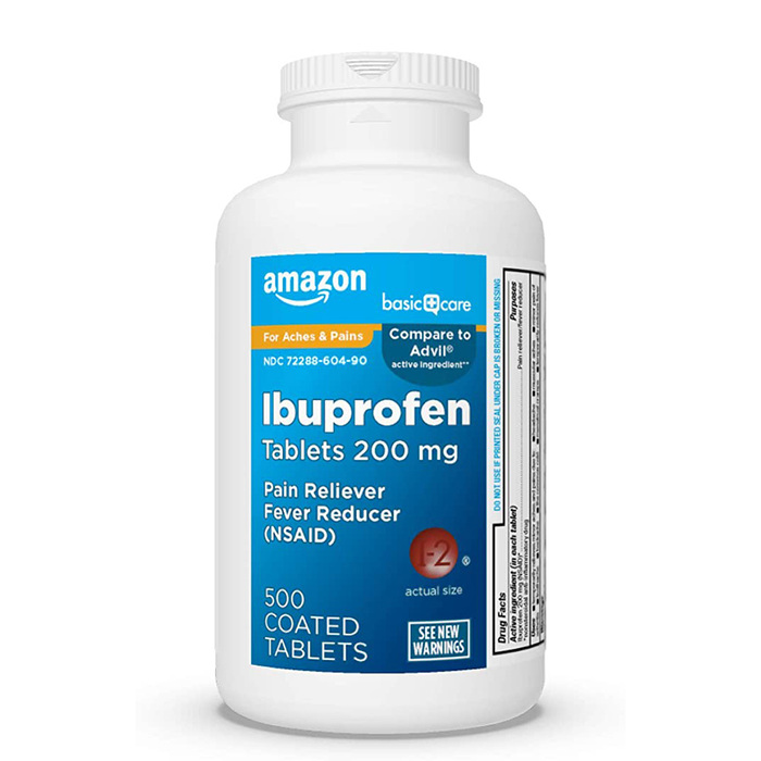 Amazon Basic Care Ibuprofen Tablets