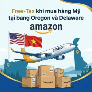 Mua hàng Mỹ tại bang Miễn Thuế