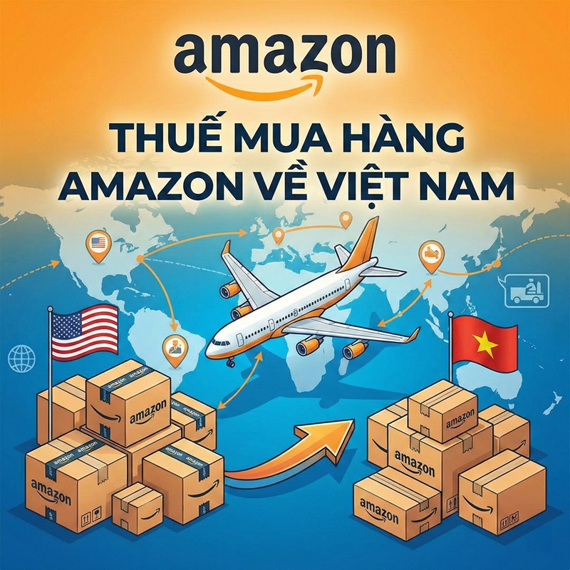 Thuế mua hàng Amazon về Việt Nam Thuế mua hàng Amazon về Việt Nam